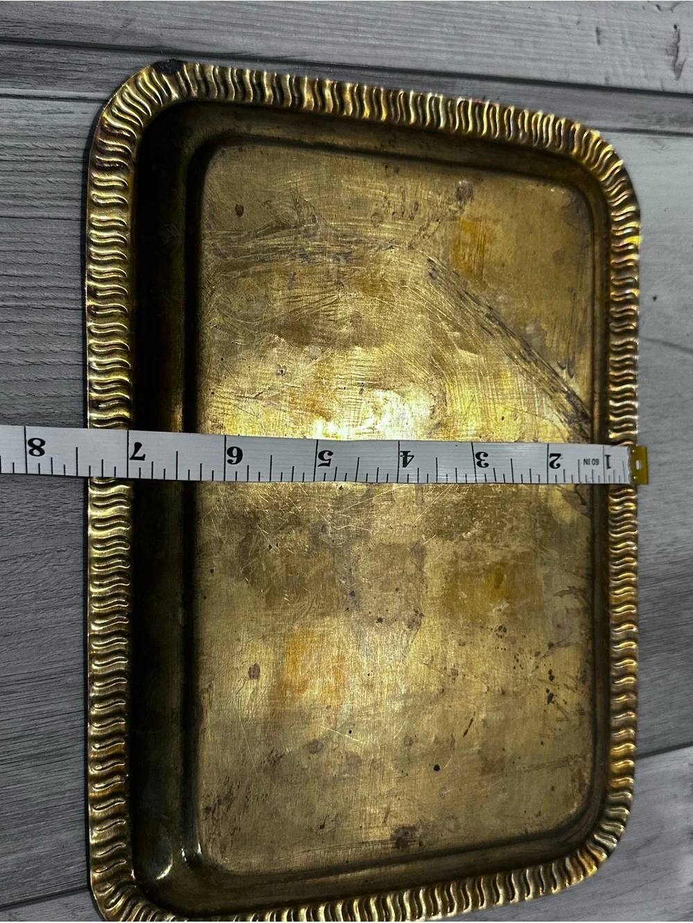 Antique Brass Tea Set - 8 Piece